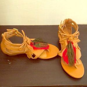Kelsi Dagger Feather Sandals